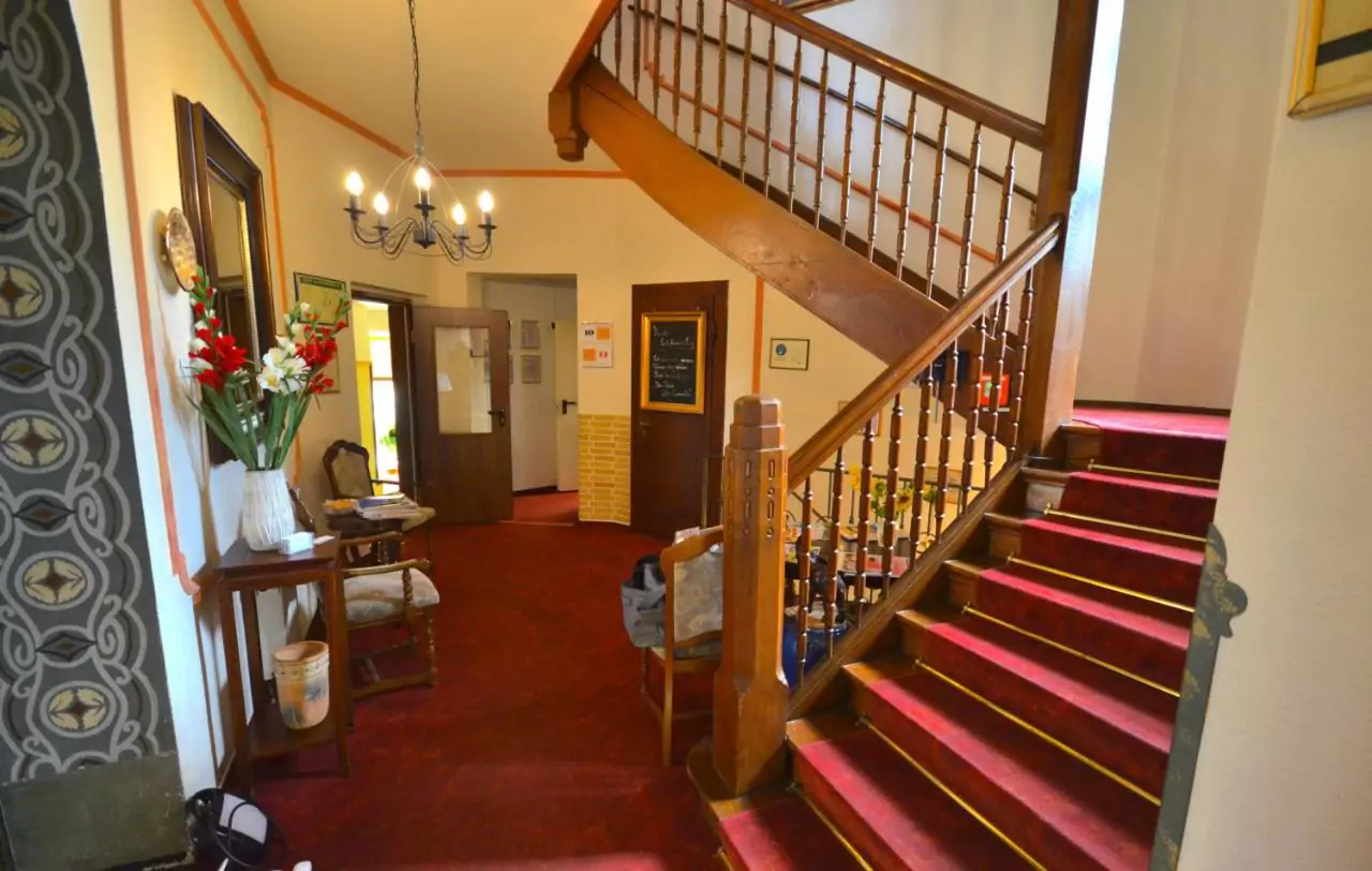 Lobby of our Hotel Alt-Connewitz