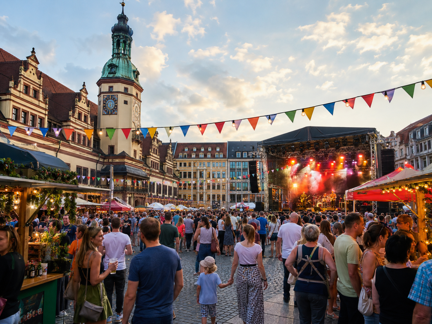 Leipziger Stadtfest KI generated